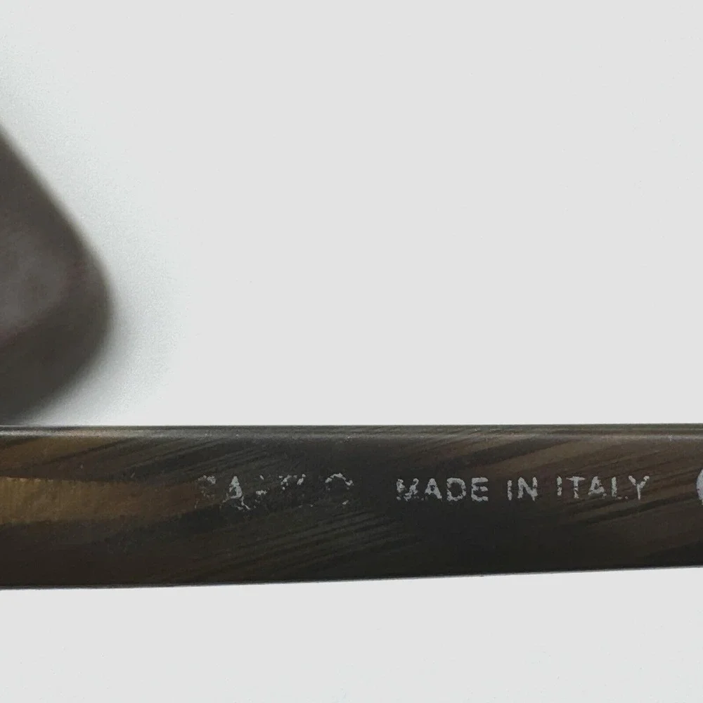 Safilo‎ Team 4157 OF24 140 Brown Wood Look Eyeglass Frames ONLY Italy with Case